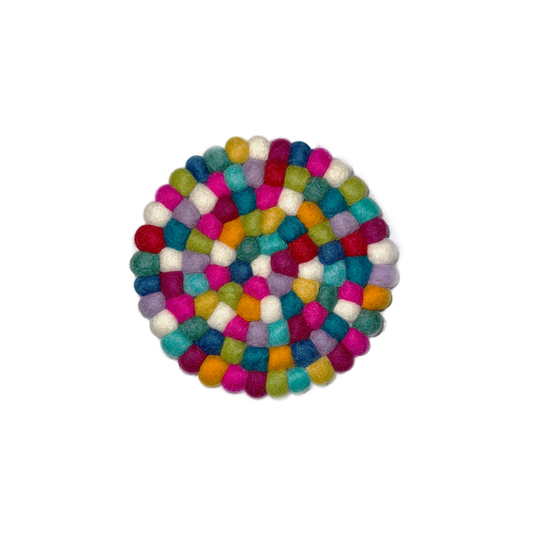 Filzuntersetzer "15cm, bunt" von Mökki