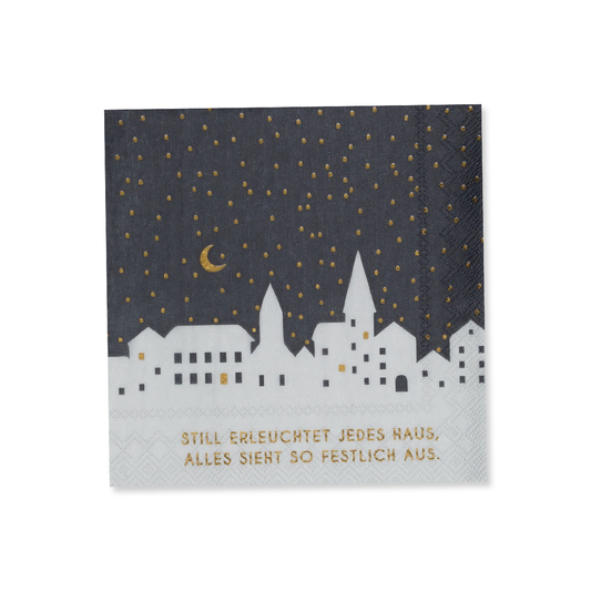 Cocktailservietten "Still erleuchtet... 20 Stk." von Räder