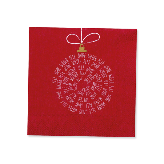 Cocktailservietten "Alle Jahre..., 20 Stk." von Räder