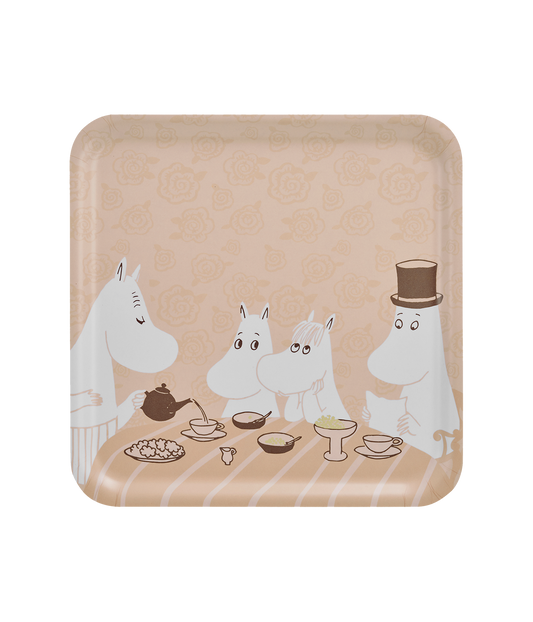 Tablett "Moomins, Coffee Time, 33 x 33cm" von Muurla