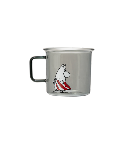 Glasbecher "Moominmama, Grau" von Muurla