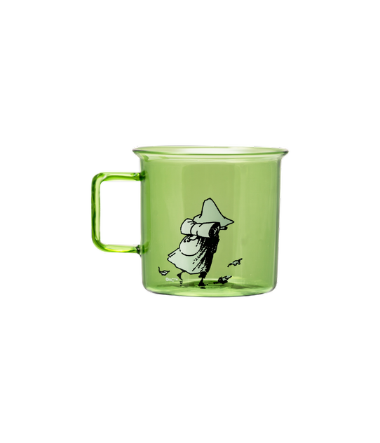 Glasbecher "Snufkin, Grün" von Muurla