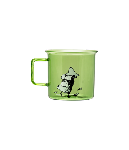 Glasbecher "Snufkin, Grün" von Muurla