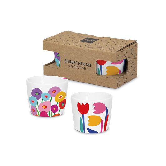 2er Eierbecher-Set "Super Bloom" von Paperproducts
