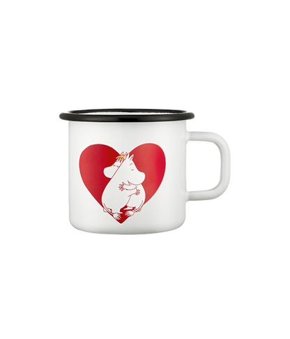 Emaille-Becher "Heartt/ Moomin" von Muurla