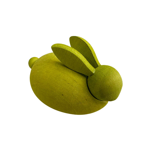 Holz-Deko "Hase, 7cm, lime" von Stöber