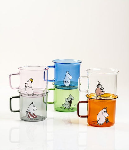 Glasbecher "Moominpapa, Amber" von Muurla