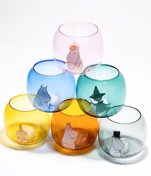Windlicht "Moomins, Snufkin, Grün" von Muurla