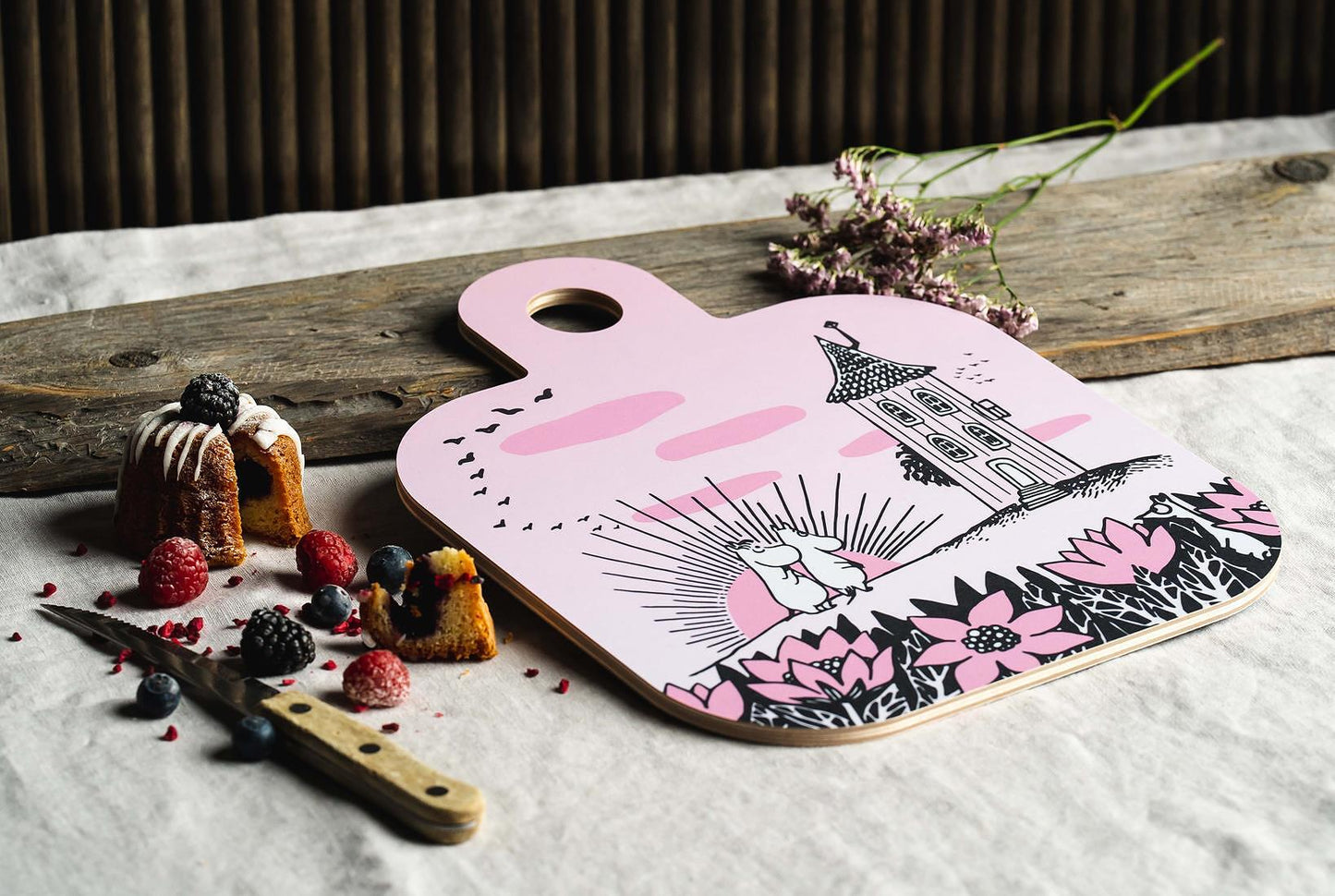 Schneide-/ Servierbrett "Friendship, Moomin" von Muurla