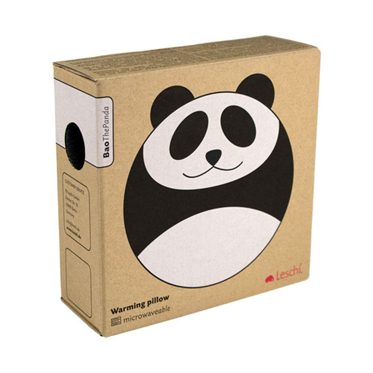 Wärmekissen "Panda Bao" schwarz weiss von Leschi