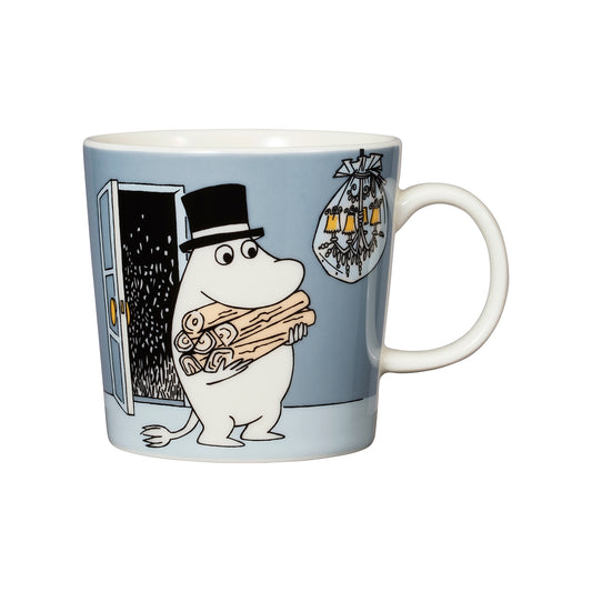 Becher "Moomin Moominpapa 0,3L grau" von iittala