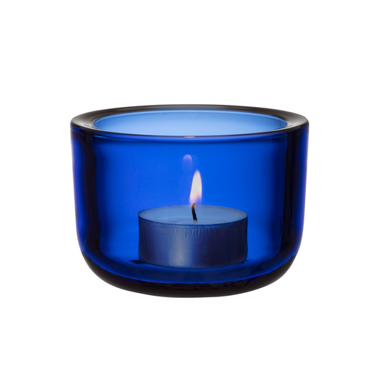 Teelichthalter "Valkea, Ultramarin Blau" von iittala