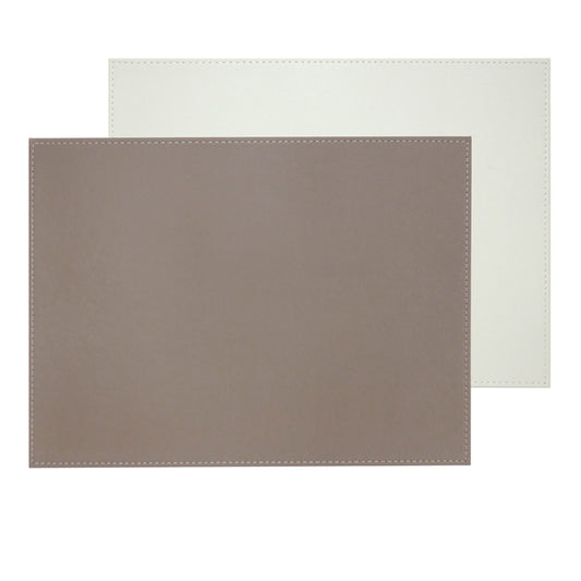 Tischset "40 x 30cm, Taupe/ Weiß" von Freeform